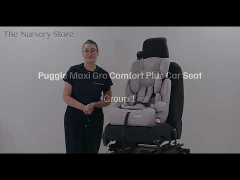 Puggle Maxi Gro Comfort Group 1/2/3 Eco Car Seat Booster Seat - Grows With Your Child From 9 Months To 12 Years