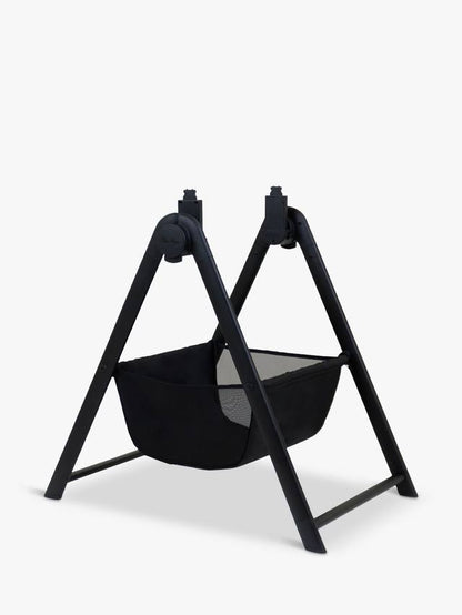 Silver Cross Dune And Reef Carrycot Stand - Foldable Bedside Stand With Handy Storage Basket