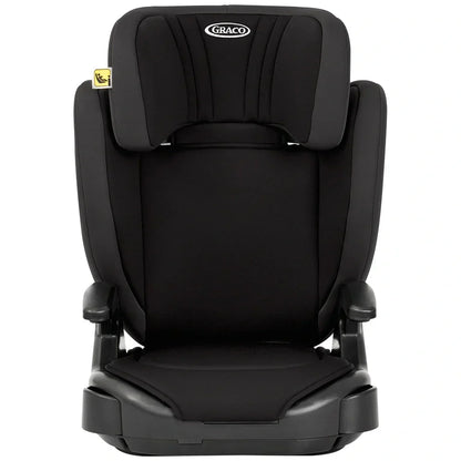 Graco Junior Maxi I-Size R129 Belt-Fitted High-Back Booster Seat Midnight - Front-Facing With Side-Impact Protection
