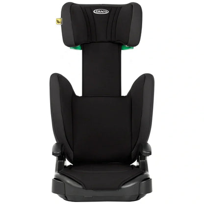 Graco Junior Maxi I-Size R129 Belt-Fitted High-Back Booster Seat Midnight - Front-Facing With Side-Impact Protection