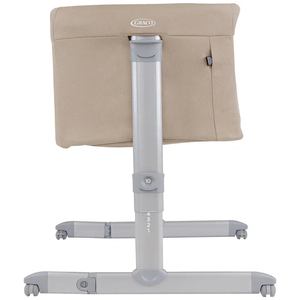 Graco Sweet2Sleep Bedside Crib Oatmeal - CoSleeper By Your Side Standalone Or Travel Crib For Birth To 6 Months