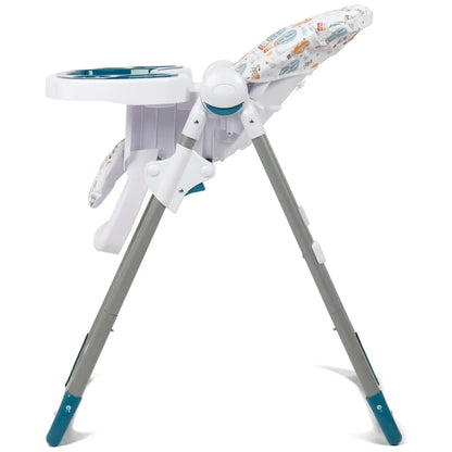 Babylo Hi Lo Convertible High Chair Hot Air Balloons - Six Adjustable Heights From 6 Months To 3 Years