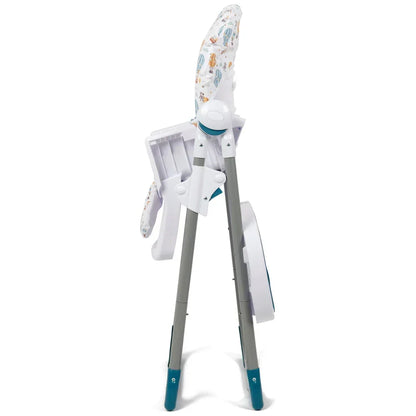 Babylo Hi Lo Convertible High Chair Hot Air Balloons - Six Adjustable Heights From 6 Months To 3 Years