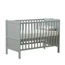 Mcc Direct Wooden Cot And Toddler Bed - Premier Aloe Vera Water Repellent Mattress Grey Orlando