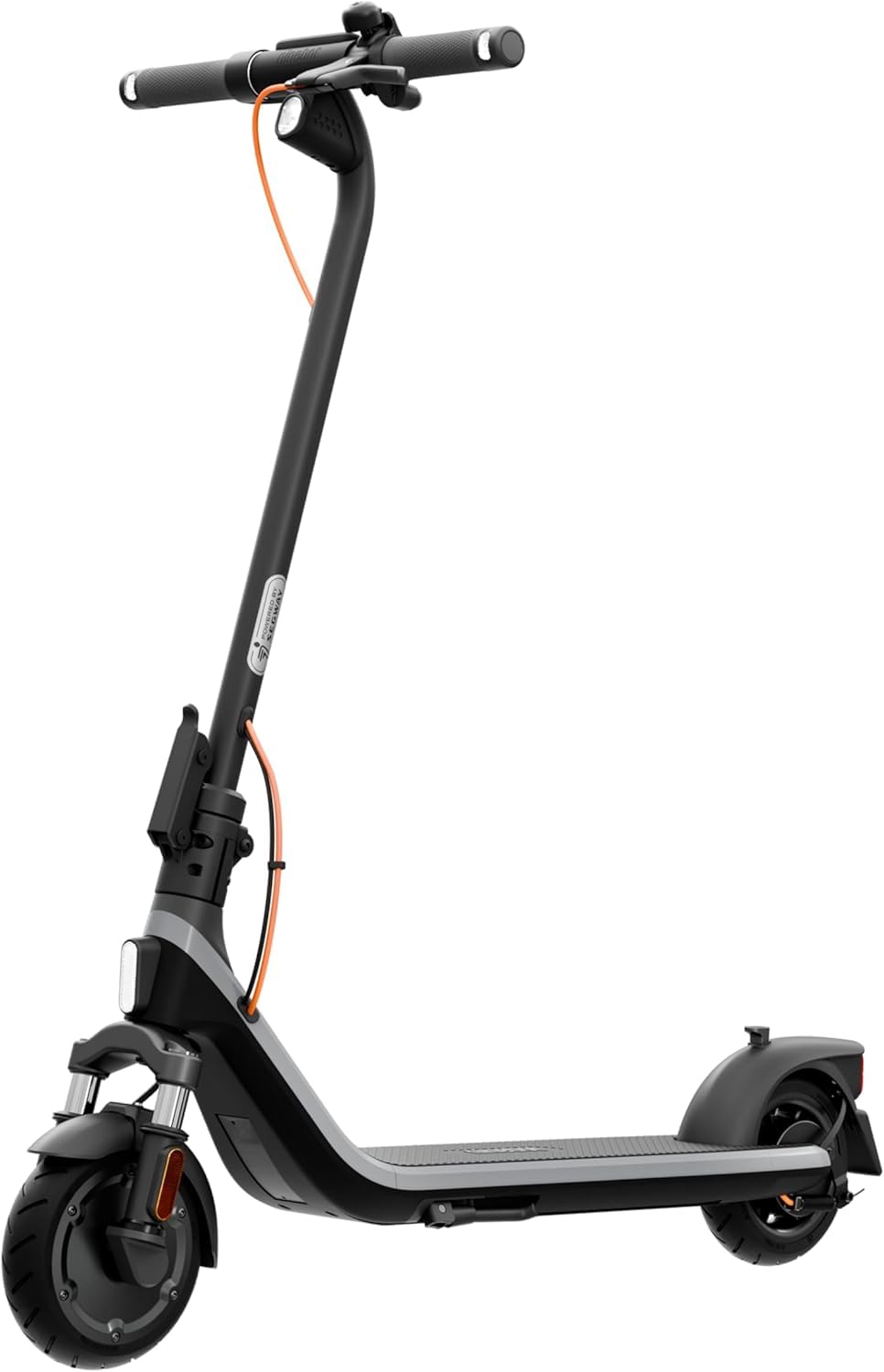 Segway-Ninebot E2 Pro D E-Scooter, 20 km/h, Up to 35 km Range, 275 Wh Battery, 10 Zoll Tubeless Pneumatic Tyres, TCS, Dual Braking System, LED Display, Foldable, Black