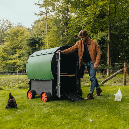 The Wagon Recycled Plastic Chicken Coop for Up to 8 Hens