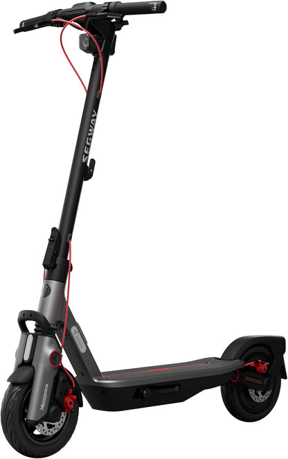 Segway-Ninebot F3 Pro D E-Scooter, Up to 70 km Range, 10 Zoll Self-Sealing Pneumatic Tyres, Full Suspension, TFT Display, Apple Find My, Foldable, Black
