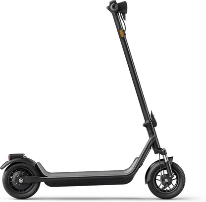 NIU KQi100P E-Scooter with ABE, Up to 29 km Range, 300 W Motor, 10 Zoll Pneumatic Tyres, hydraulische Front Suspension, App Control, Anthracite/Black