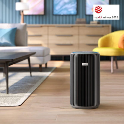 Philips AC3210/12 Air Purifier 130m² – SilentWings 15dB, HEPA 99,97%, ECARF, CADR 500m³/h, Air+ App, Beige