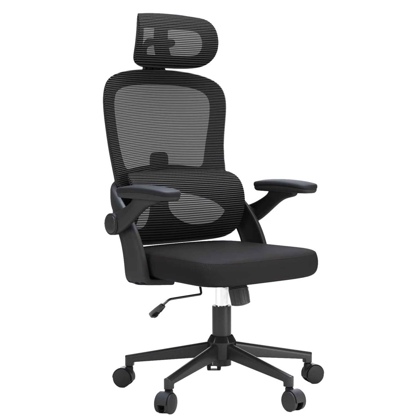 SIHOO M57 Ergonomic Office Chair, 3D-Armrests, Mesh, Headrest, Up to 150 kg, Black