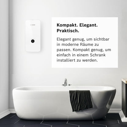 Bosch Thermotechnik Tronic Line 21kW Instant Water Heater – 400V, 60°C, WiFi, Clickfix 2.0, Energy Class A, Stainless Steel