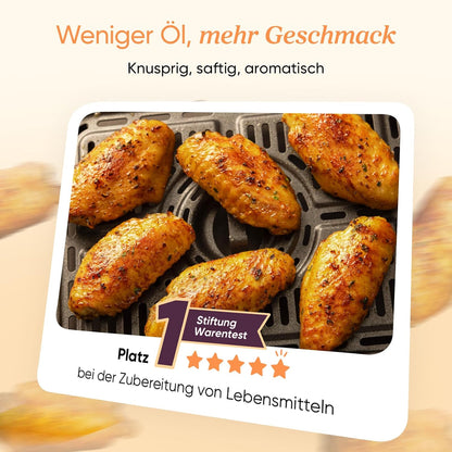Cosori CAF-R903 Dual Zone Air Fryer 8,5L – Viewing Window, Sync & Match, 1750W, Gold