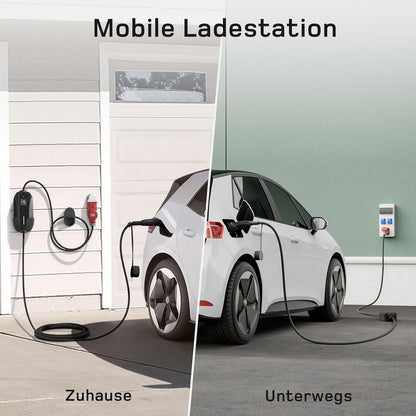 dé deDM2CEE Mobile Wallbox 11kW – Typ 2, 7m Kabel, CEE 16A, 3-phasig, 2-in-1, CE, IP-Schutz