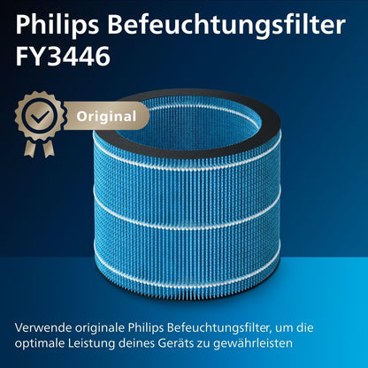 Philips HU3918/10 3000 Series Humidifier 3L – 99% bakterienreduziert, 45m², 360°, 9h Timer, Black