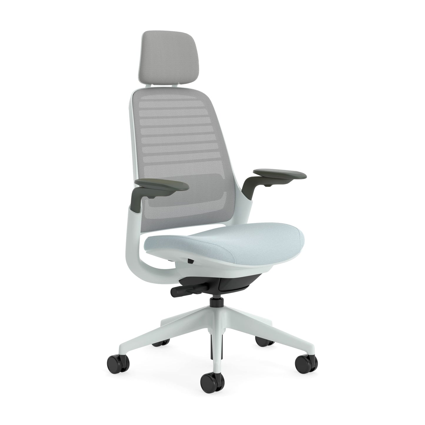 Steelcase Series 1 Office Chair, Mesh-Backrest, Ergonomic, Lumbar Support, Truffle