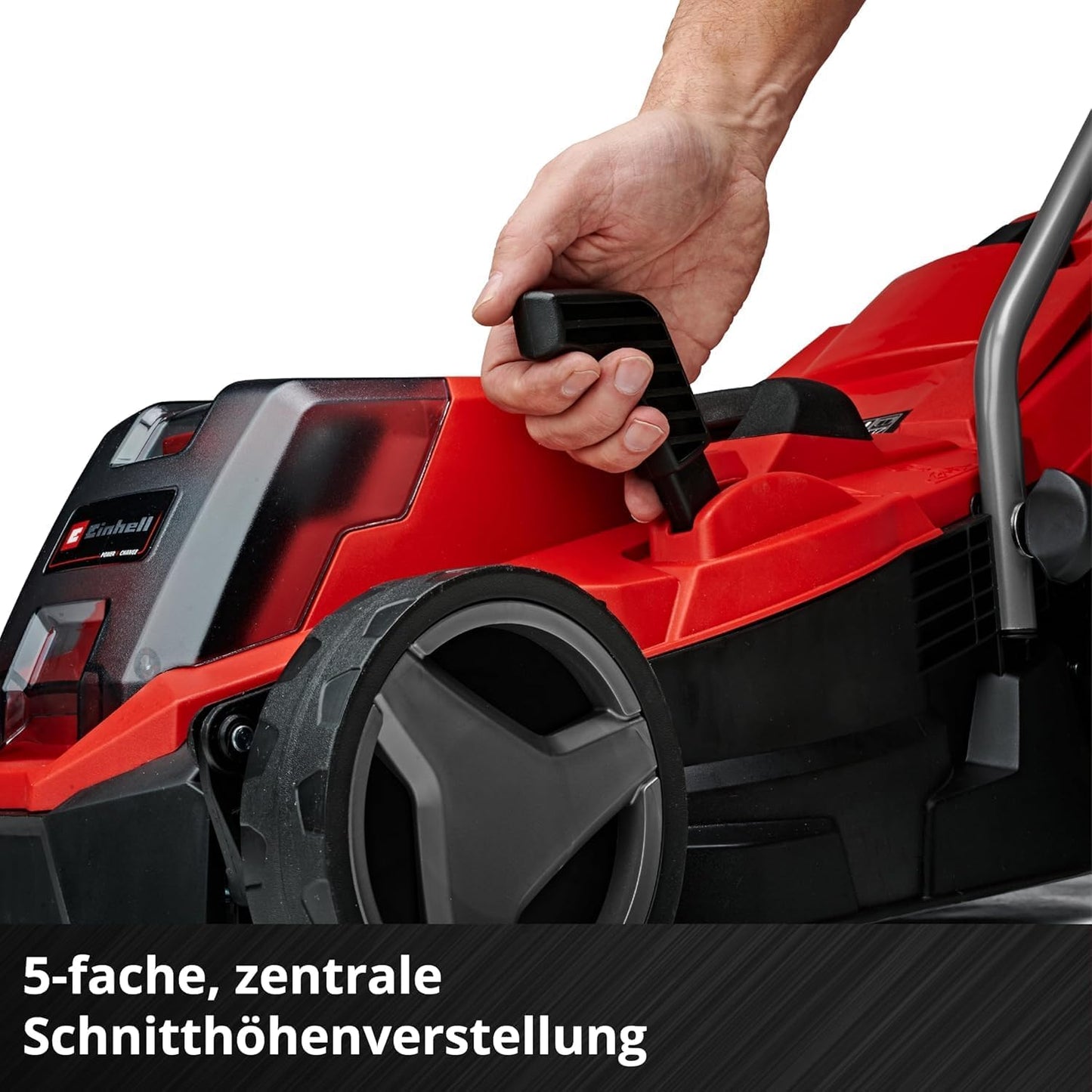 Einhell GE-CM 18/33 Li Battery-Lawn Mower 33 cm – 18V Power X-Change, Brushless Motor, 4,0 Ah Battery