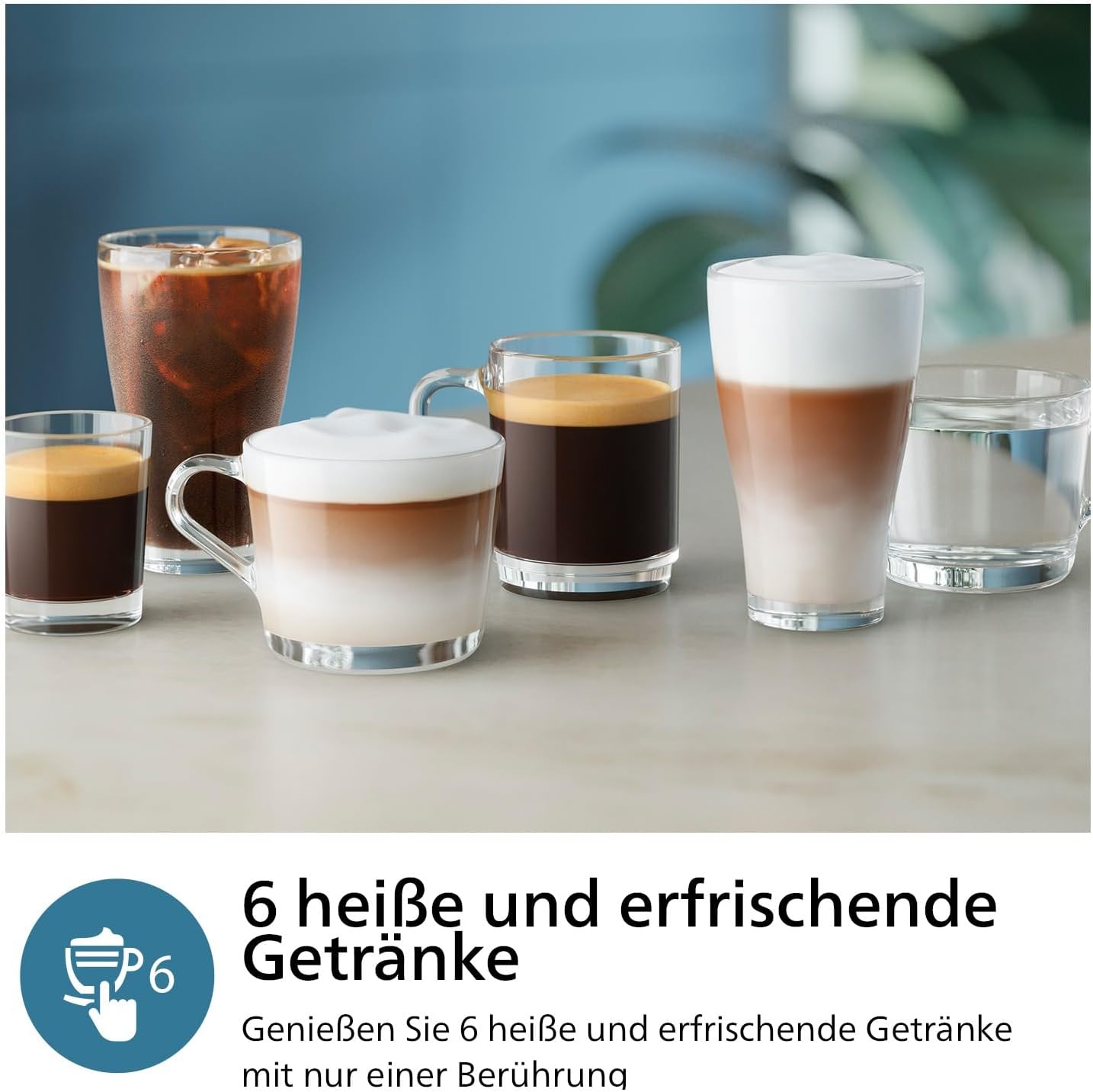 Philips EP3347/90 3300 Series LatteGo Fully Automatic Coffee Machine 1,8L – SilentBrew, AquaClean, 12-stufig, Black/Chrome