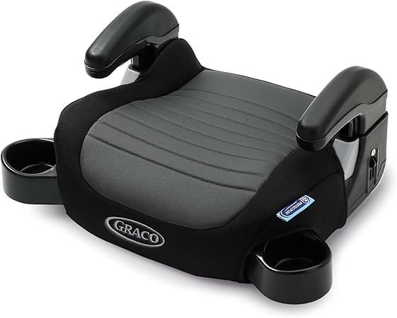 Graco TurboBooster 2.0 Backless Booster Car Seat Denton - Elevates To Proper Belt Height For Safer Comfort