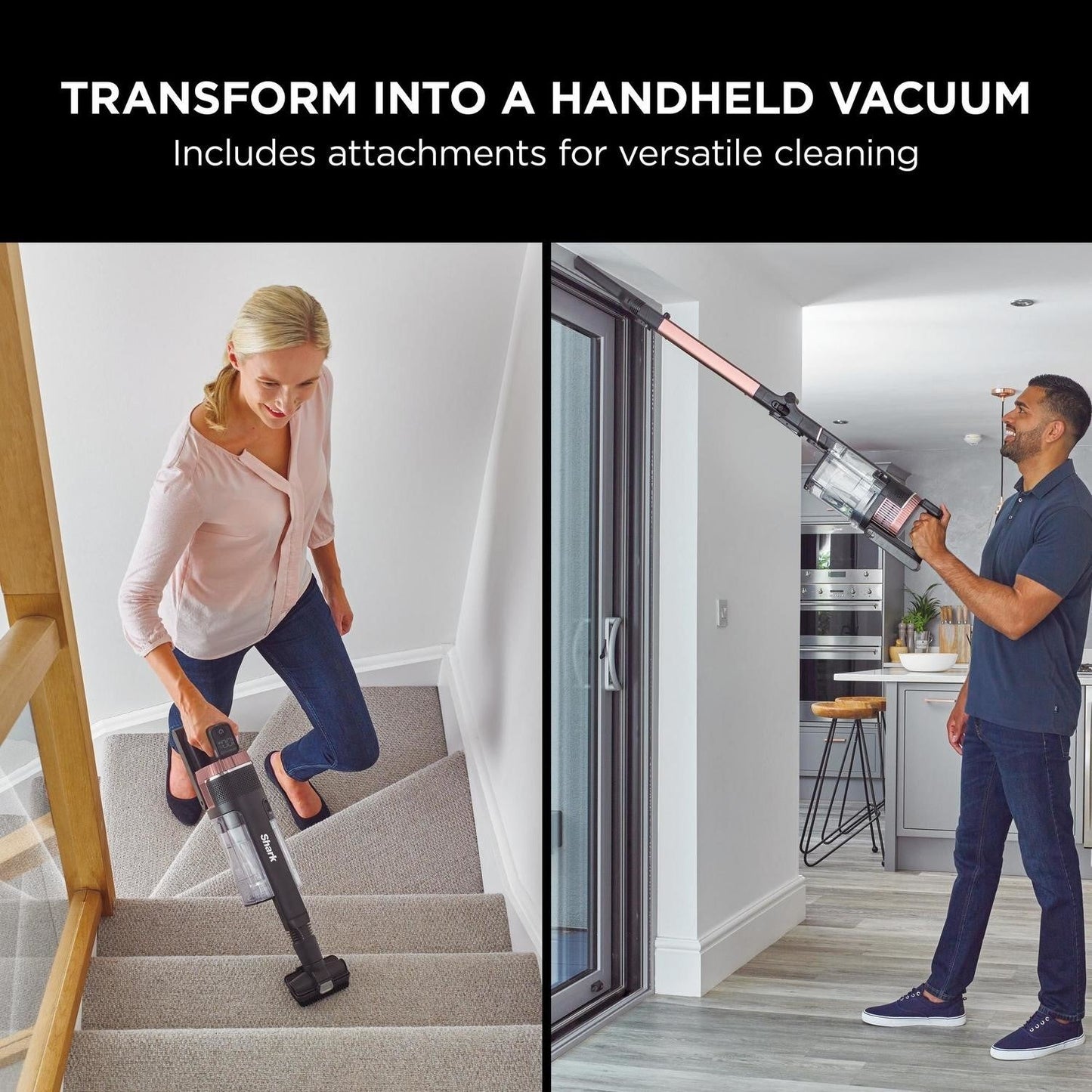 Shark Stratos Anti Hair Wrap Plus Cordless Stick Vacuum Cleaner IZ400UK