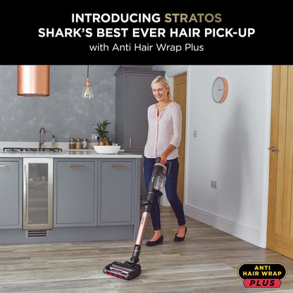 Shark Stratos Anti Hair Wrap Plus Cordless Stick Vacuum Cleaner IZ400UK