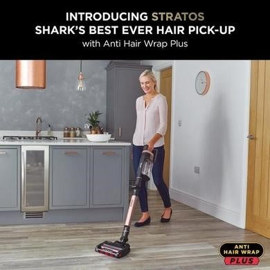 Shark Stratos Anti Hair Wrap Plus Cordless Stick Vacuum Cleaner IZ400UK