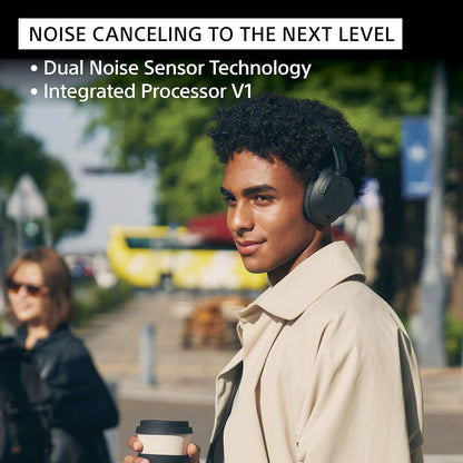 Sony WH-CH720N Wireless Headphones, Active Noise Cancelling, 35h Battery, Bluetooth 5, Black