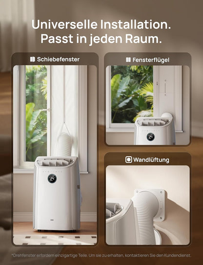 DREO DR-HAC006S Portable Air Conditioner 12.000 BTU – 3-in-1, R290, Energy Class A, WiFi, Alexa, 45dB, White