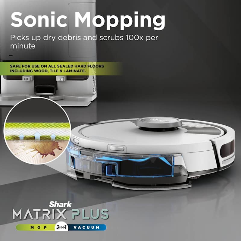 Shark Matrix Plus 2-in-1 Self-Empty Robot Vacuum & Mop AV2620WAUKGR