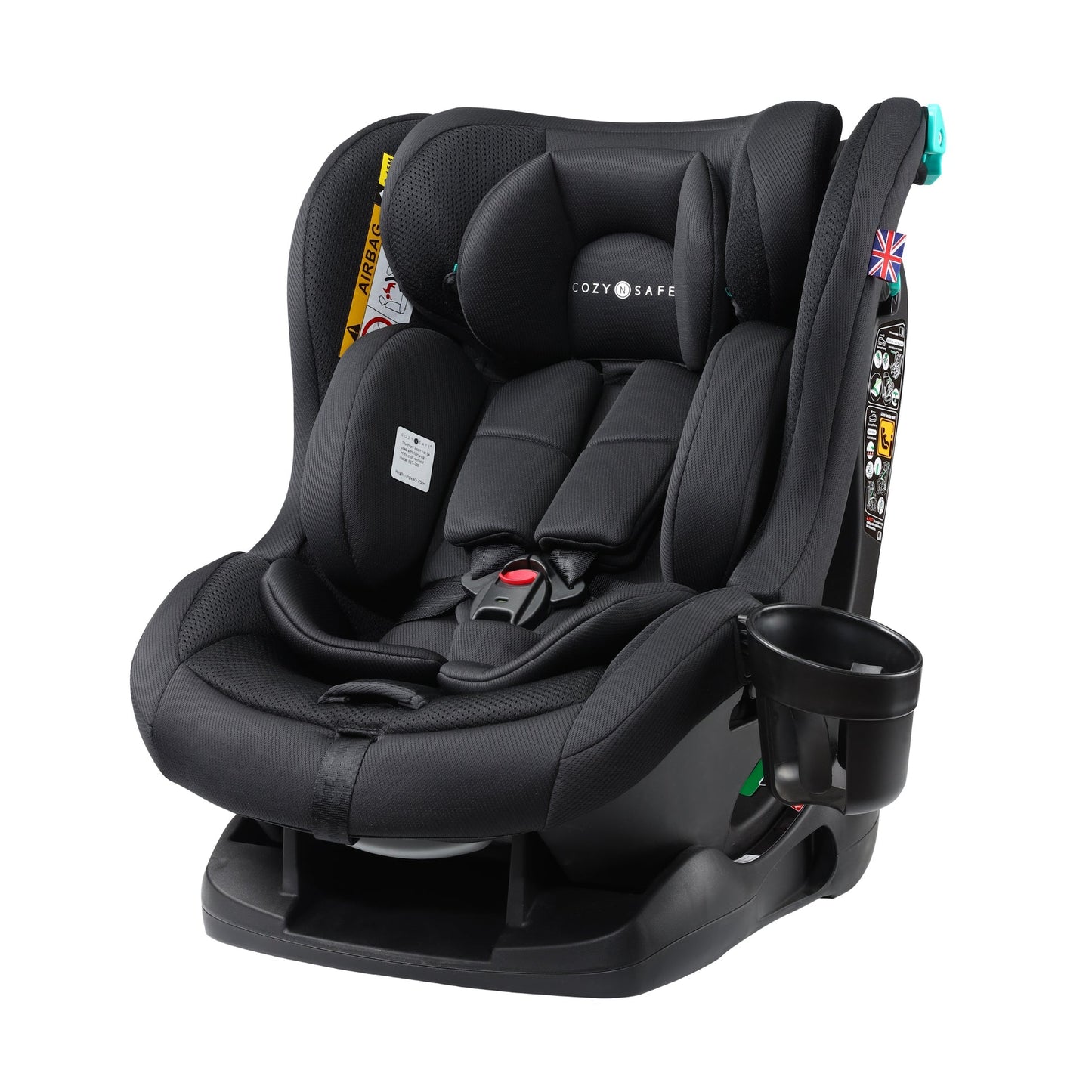 Fitzroy+ i-Size - All In One 40–150cm Child Car Seat From Birth To 12 Years, ECE R129 Certified