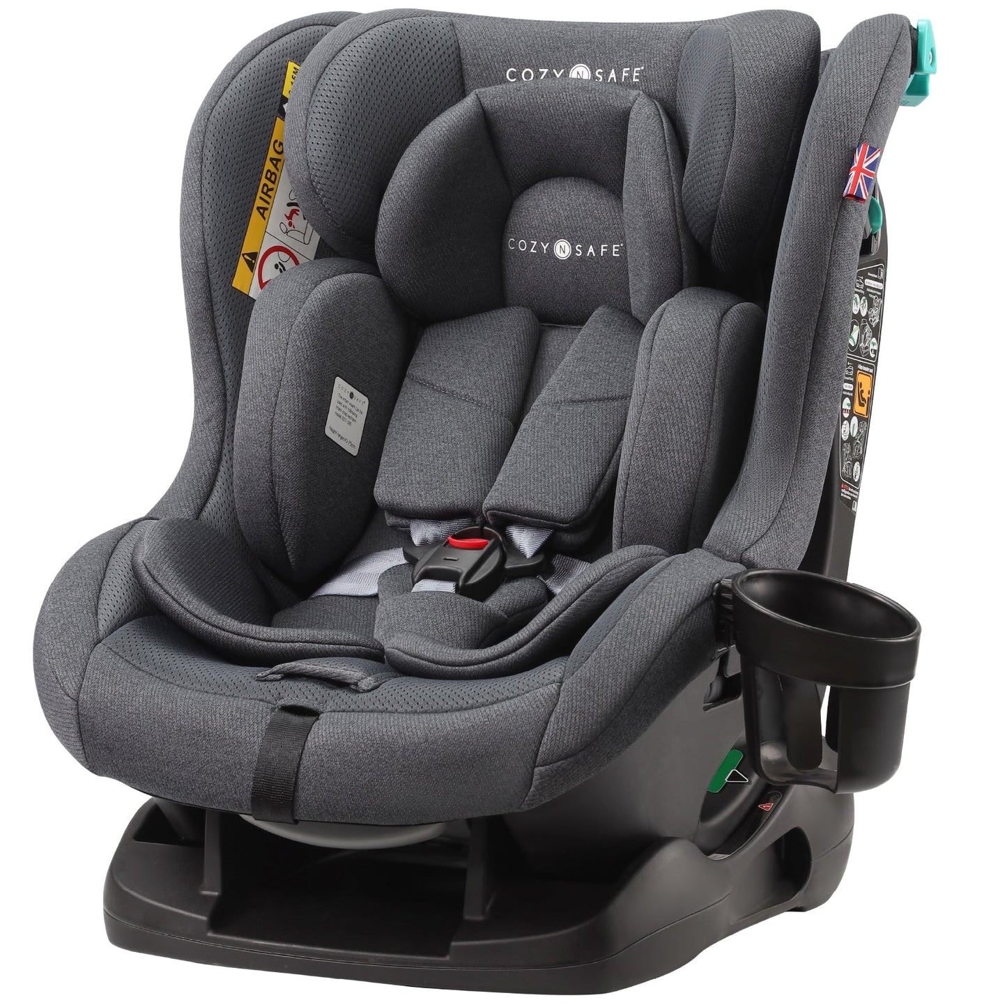 Fitzroy+ i-Size - All In One 40–150cm Child Car Seat From Birth To 12 Years, ECE R129 Certified