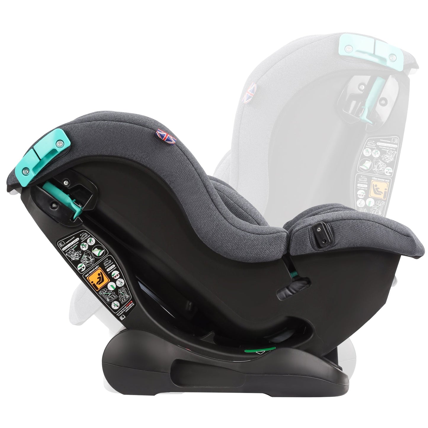 Fitzroy+ i-Size - All In One 40–150cm Child Car Seat From Birth To 12 Years, ECE R129 Certified
