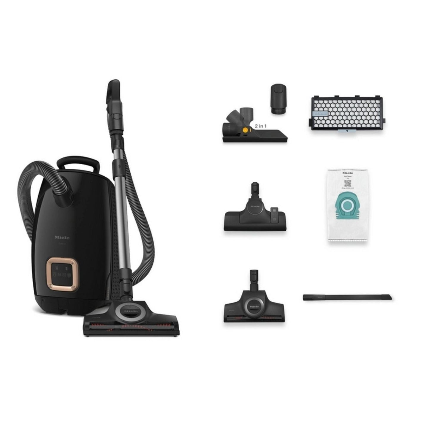 Miele Guard L1 Cat & Dog Flex Cylinder Vacuum Cleaner Obsidian Black GUARDL1C_DFLEX