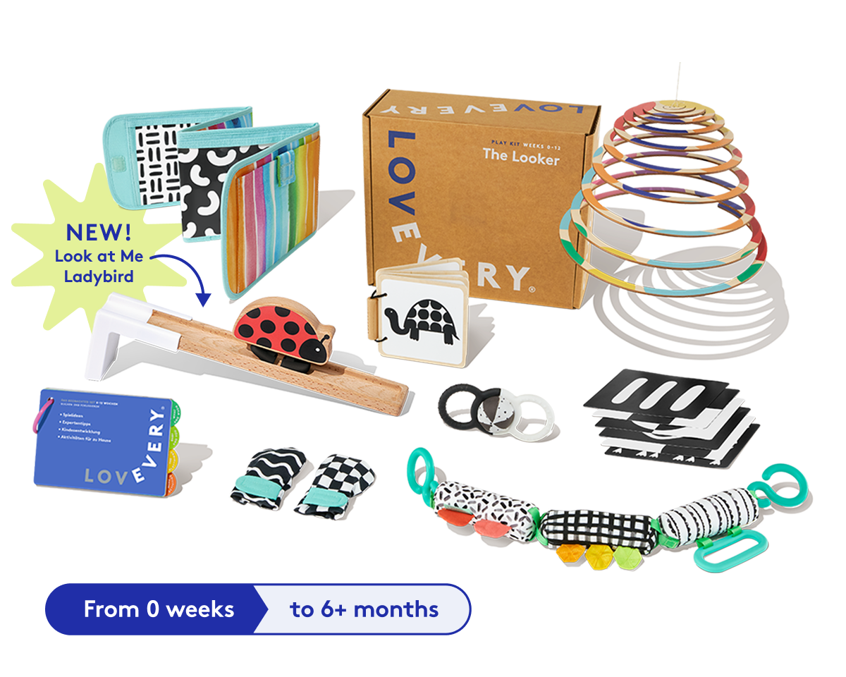 Looker Play Kit - Supports Newborn Visual Tracking And Early Brain Development For Tummy Time