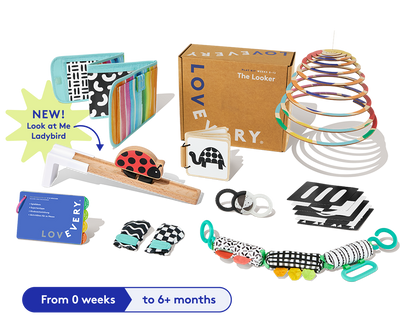 Looker Play Kit - Supports Newborn Visual Tracking And Early Brain Development For Tummy Time