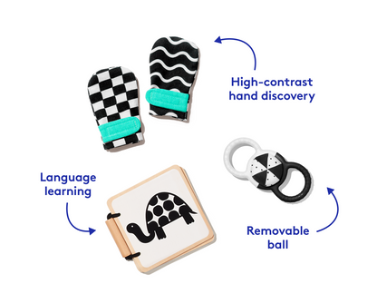 Looker Play Kit - Supports Newborn Visual Tracking And Early Brain Development For Tummy Time