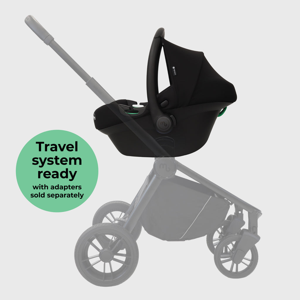 My Babiie I-Size Infant Carrier Car Seat - Safe Rearward Facing Travel With Newborn Inlay And ISOFIX Compatibility