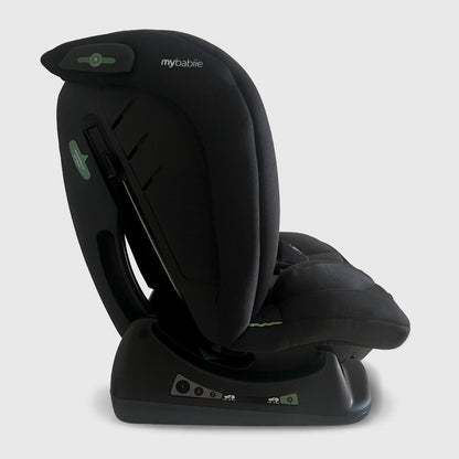 My Babiie MBCS100 2-In-1 Convertible R129 Car Seat Black - Grows With Your Child From Birth To 12 Years