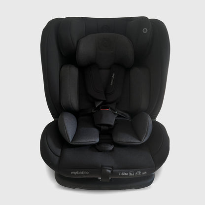My Babiie MBCS100 2-In-1 Convertible R129 Car Seat Black - Grows With Your Child From Birth To 12 Years