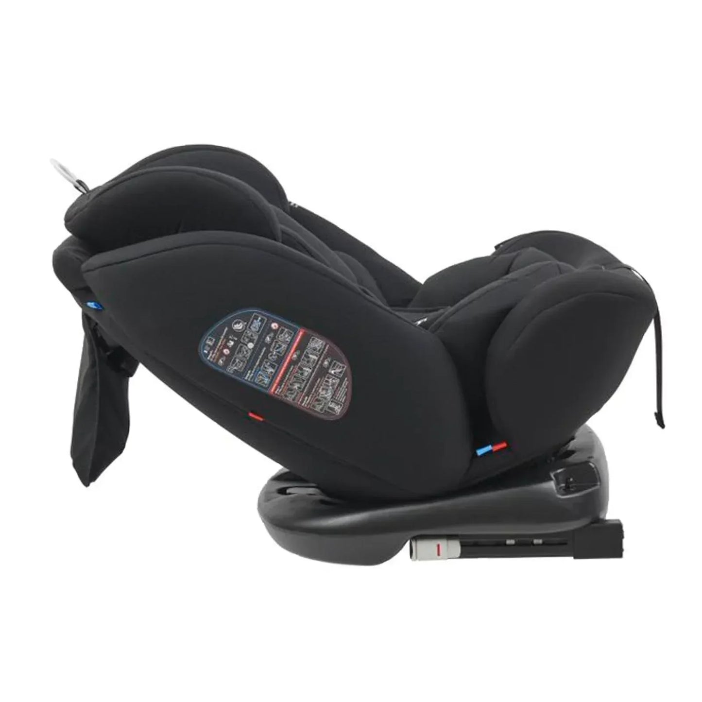 Puggle Lockton 360 Degree Rotation Luxe Group 0 1 2 3 Car Seat Storm Black - Easy ISOFIX Or Seat Belt Installation