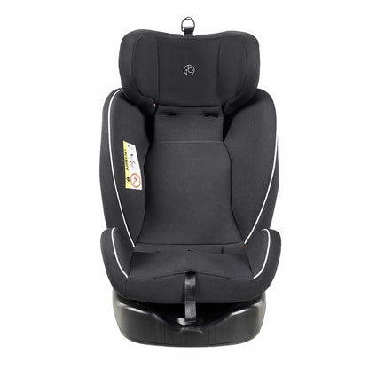 Ickle Bubba Rotator 360 Spin Group 0+/1/2/3 Car Seat Black - All In One Seat From Birth To 12 Years