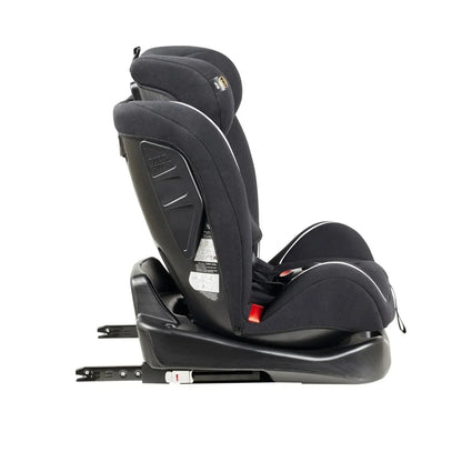 Ickle Bubba Rotator 360 Spin Group 0+/1/2/3 Car Seat Black - All In One Seat From Birth To 12 Years