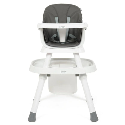 Puggle Snack And Play 7 In 1 Hi Lo Highchair - Growth Through 6 Months To 5 Years