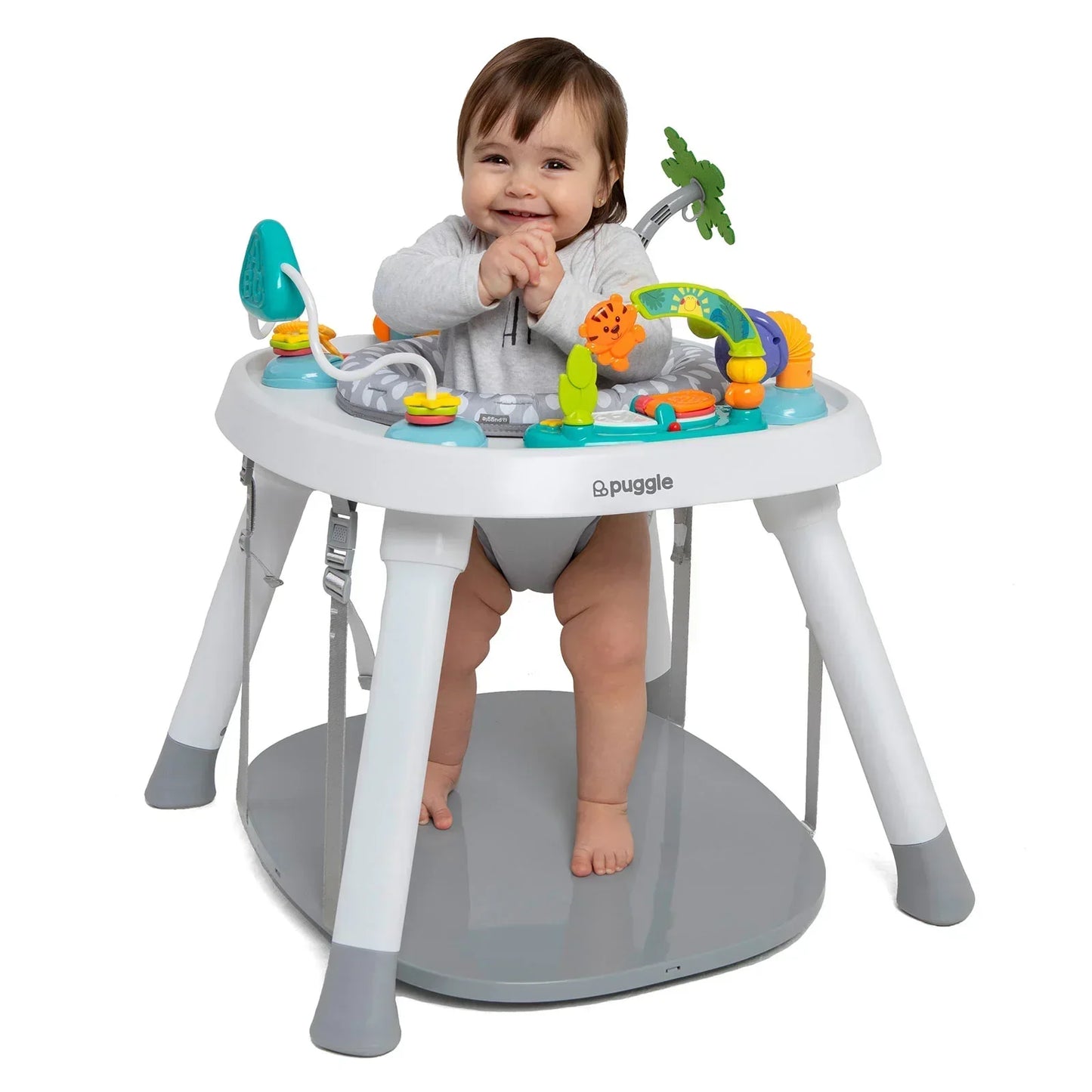 Puggle Snack And Play 7 In 1 Hi Lo Highchair - Growth Through 6 Months To 5 Years