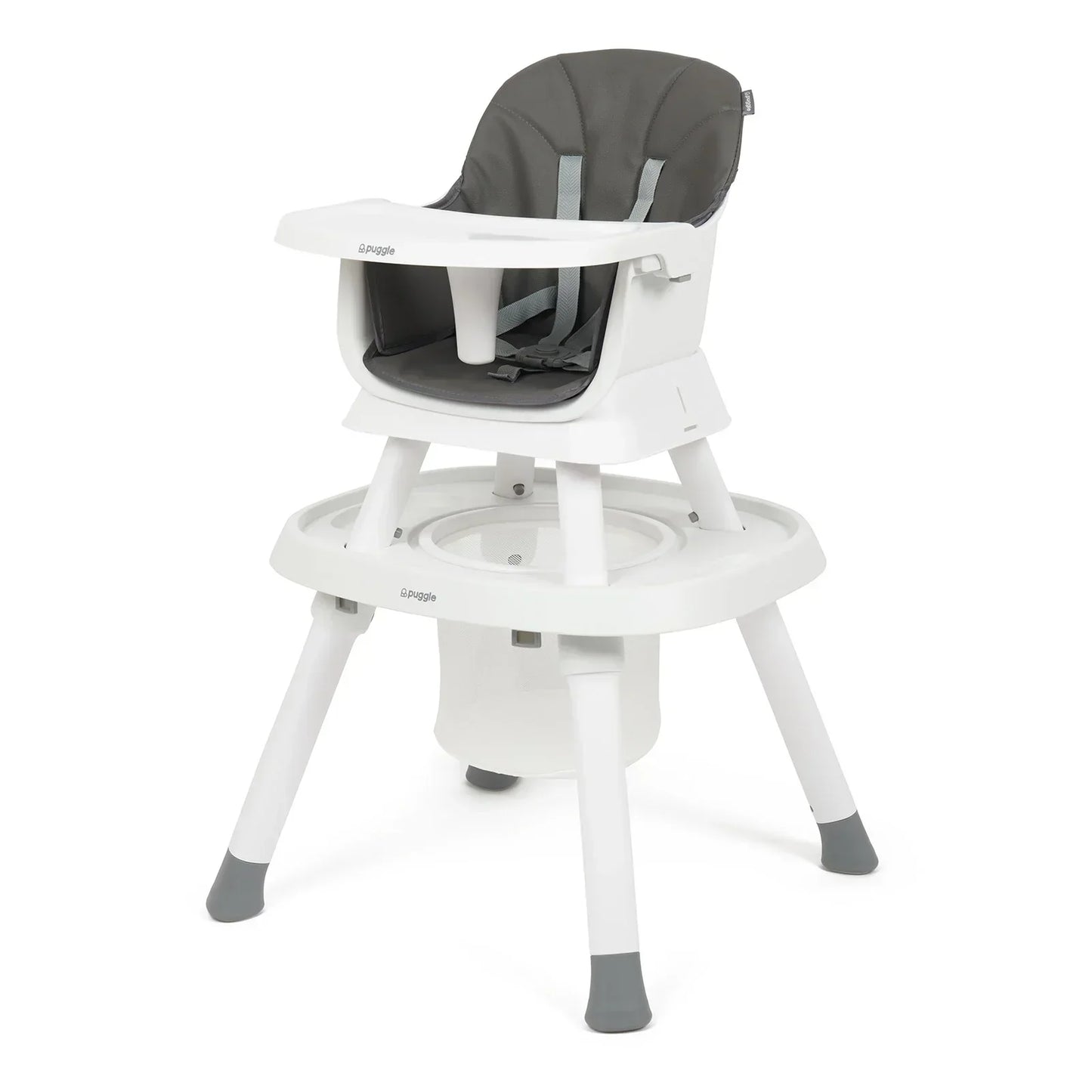 Puggle Snack And Play 7 In 1 Hi Lo Highchair - Growth Through 6 Months To 5 Years