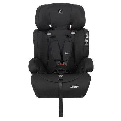 Puggle Maxi Gro Comfort Group 1/2/3 Eco Car Seat Booster Seat - Grows With Your Child From 9 Months To 12 Years
