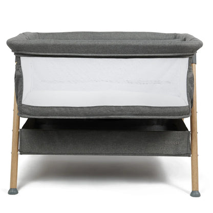 Puggle Dreamy Twin Bedside Crib - Safe Co-Sleeping For Twin Newborns Keeps Both Babies Close By Your Side