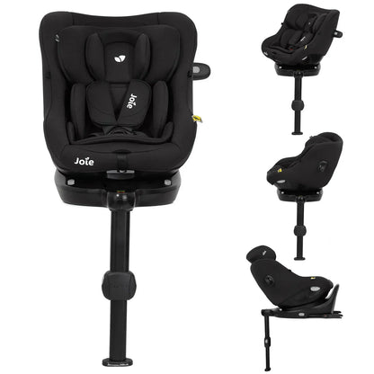 Joie I-Pivot 360 I-Size Spin Car Seat Shale - 360 Degree Spin For Easy In And Out From Birth To 4 Years (40-105cm)