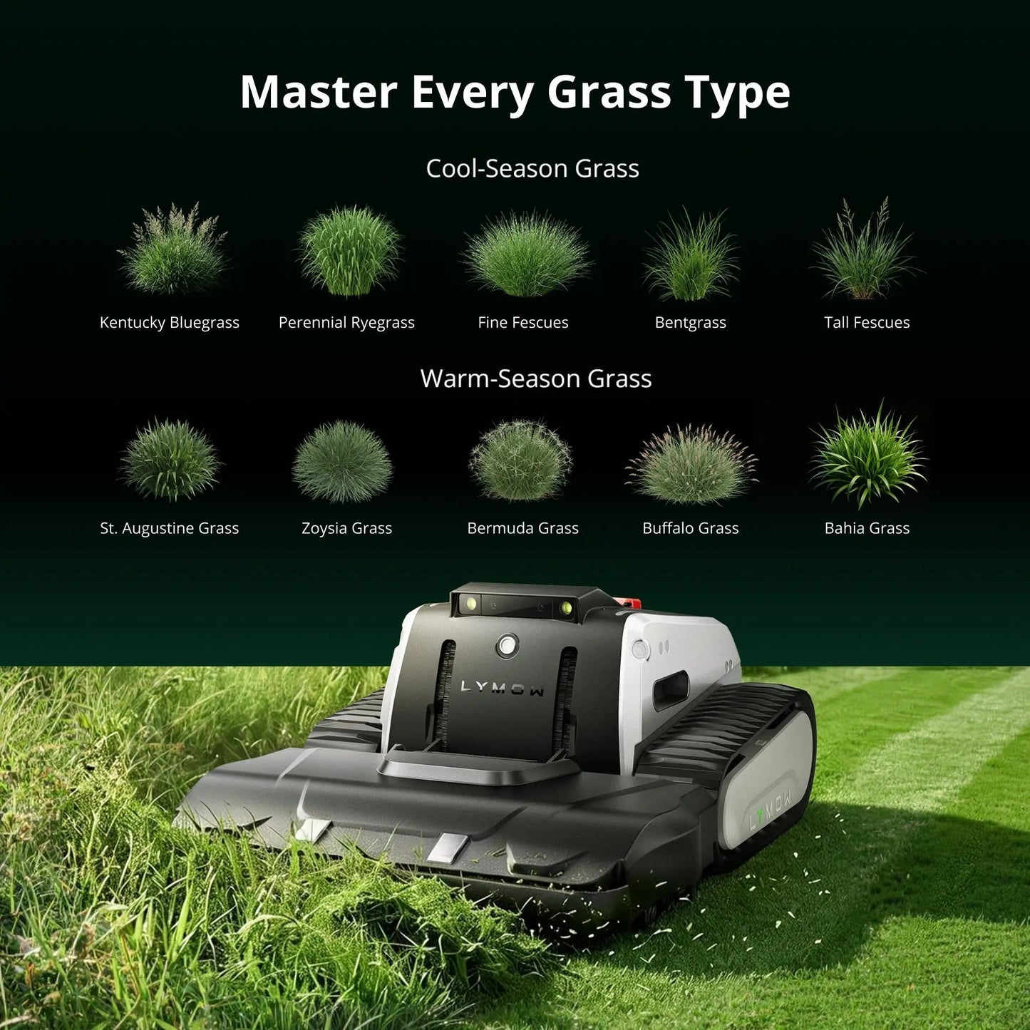 Robotic Lawn Mower - 1.73 Acre Advanced Navigation | Lymow Tech