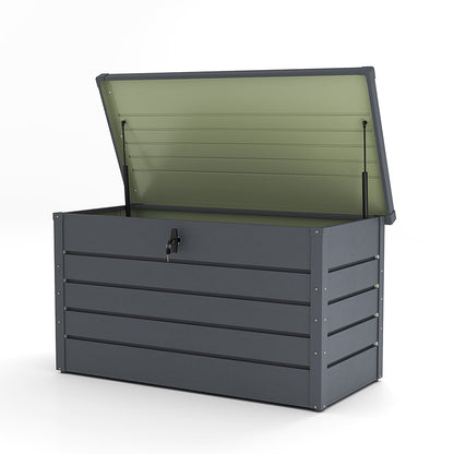 350L Garden Waterproof Steel Lockable Storage Box