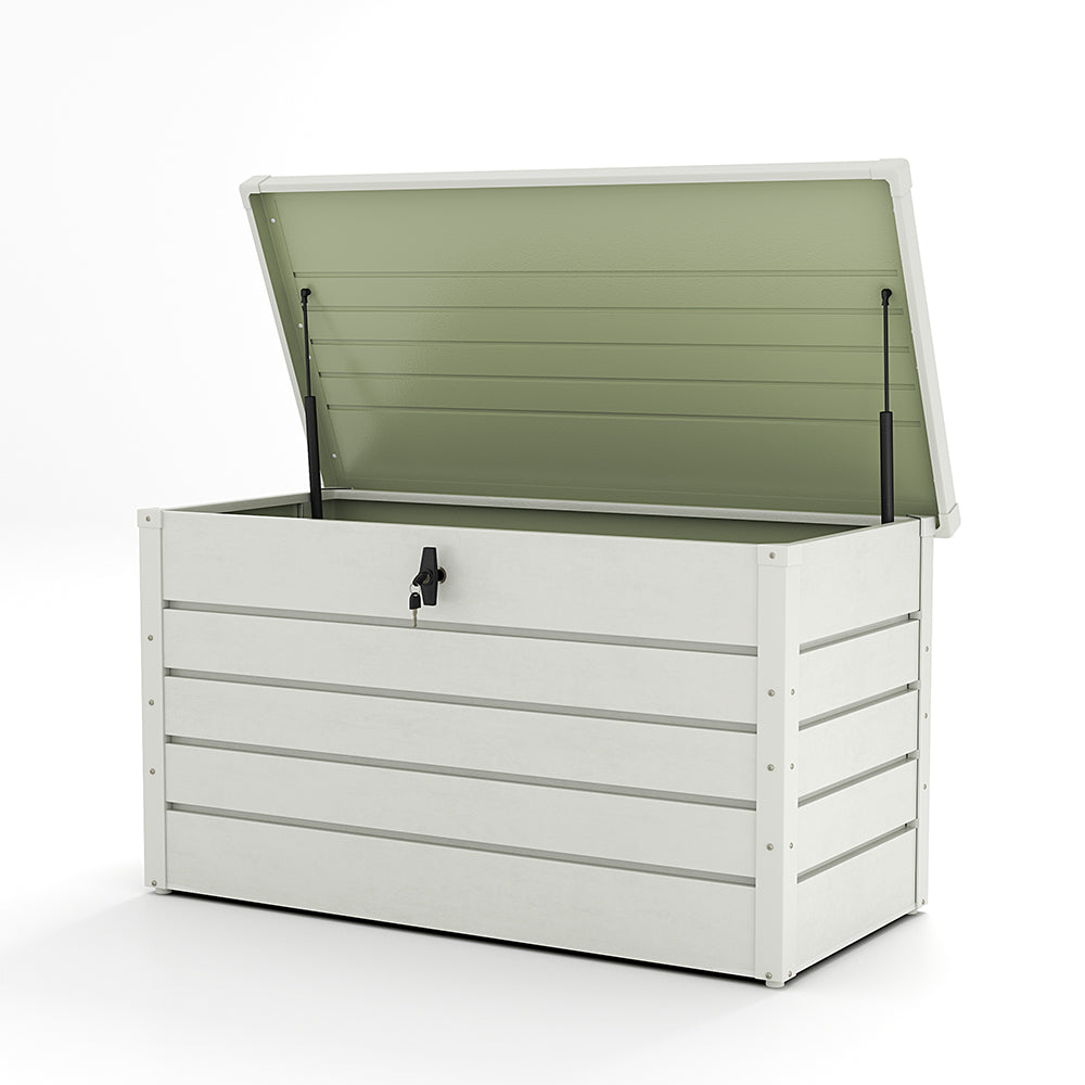 350L Garden Waterproof Steel Lockable Storage Box